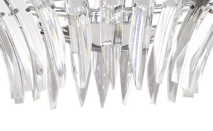 Diyas Sinclair  9 Light G9 Polished Chrome Ceiling Pendant Light Fitting