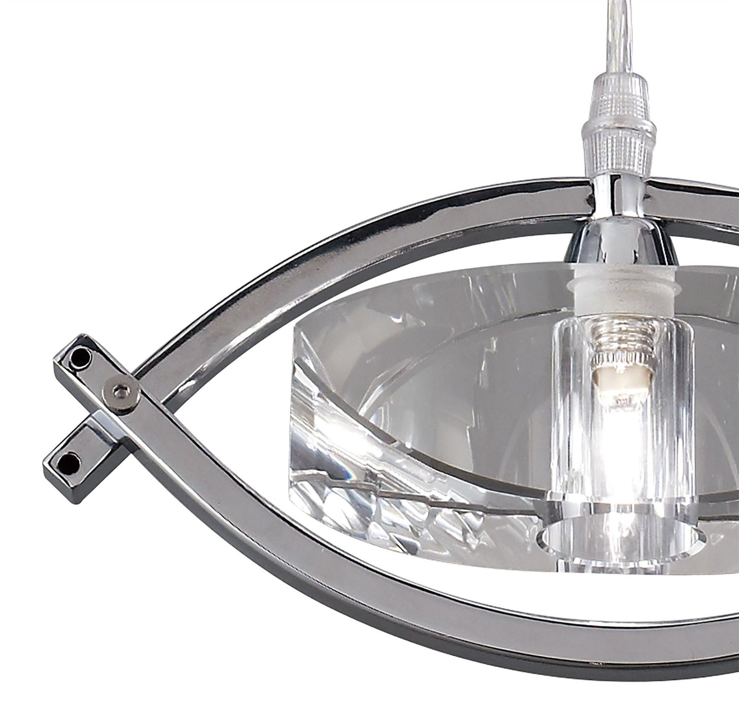 Mantra M0899 Kromo Pendant 1 Light G9, Polished Chrome