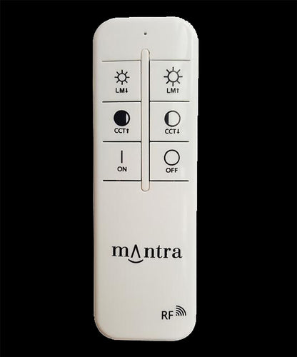 Mantra Fusion Fusion M6235 Opera Flush Ceiling Light 41cm Round, 24W LED, 3000-6500K Tuneable White, 1680lm, White, Remote Control, 3yrs Warranty