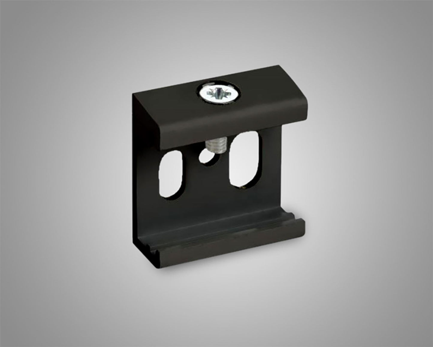 Mantra Fusion Tiras LED Strips Standard Fast Mounting Clamp Die Cast, Black