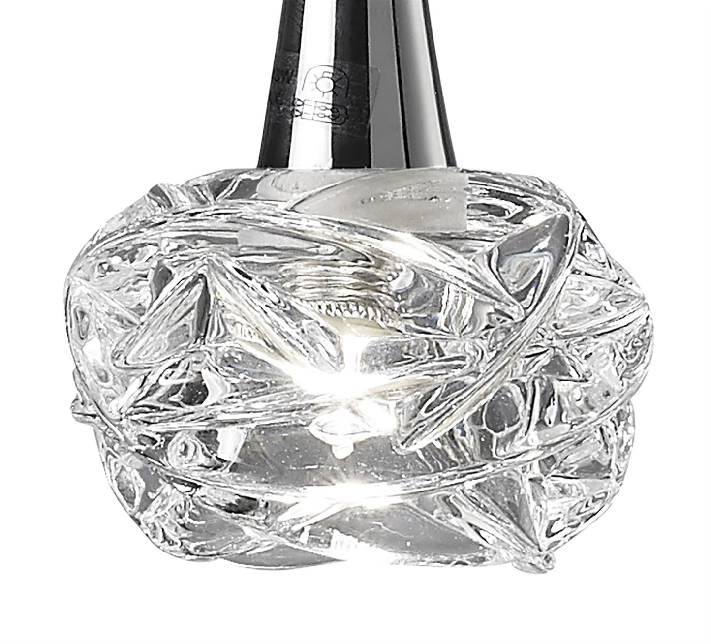 Mantra M3946 Maremagnum Pendant 1 Light G9, Polished Chrome