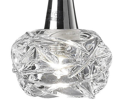 Mantra M3946 Maremagnum Pendant 1 Light G9, Polished Chrome