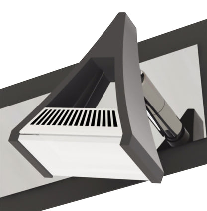 Mantra Fusion Filippo Linear Spot Light 2 Light LED 10W 3000K, 900lm, Matt Black/Polished Chrome, 3yrs Warranty