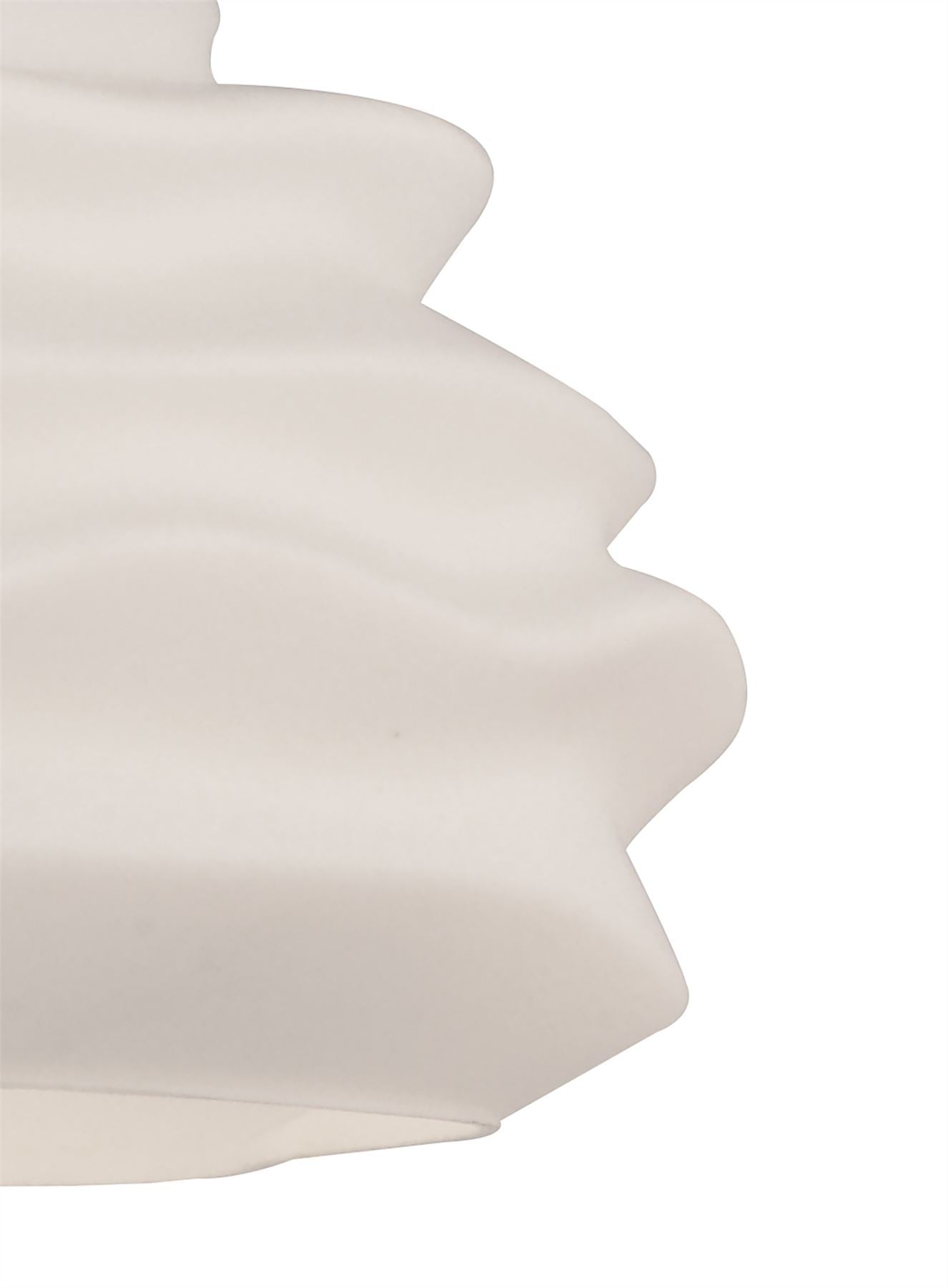 Mantra Fusion M6274 Nubole Pendant 40cm Round, 1 x E27 (Max 60W), Opal White