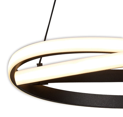 Mantra M5810 Infinity Brown Oxide Pendant 42W LED 2800K, 3400lm, Brown Oxide/White Acrylic, 3yrs Warranty