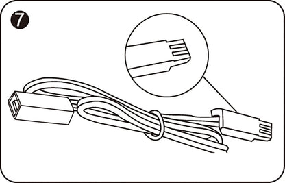 Techtouch Axis Connecting Cable Single Colour 30cm Strip