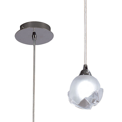 Mantra M0811 Fragma Pendant 1 Light G9, Polished Chrome