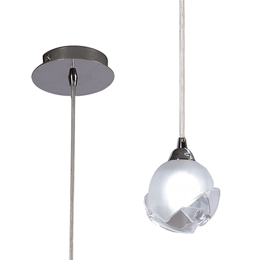 Mantra M0811 Fragma Pendant 1 Light G9, Polished Chrome