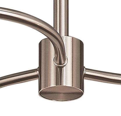 Mantra Sphere 51.7cm Semi Flush 3 Light G9, Satin Nickel