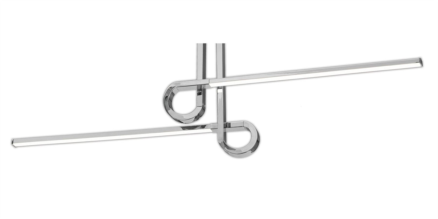 Mantra M6124 Cinto Ceiling 20W LED, 3000K, 1600lm, Polished Chrome, 3yrs Warranty - M6124 Ceiling