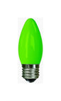 Luxram Decorative Multi-LED Candle E27 0.3W Green LED