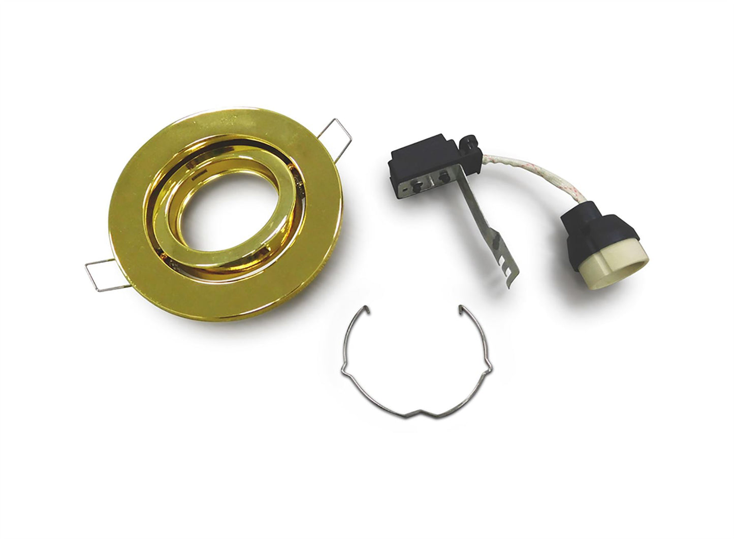 Deco Hudson 10.4cm GU10 Adjustable Downlight Gold (Lamp Not Included), Cut Out: 84mm