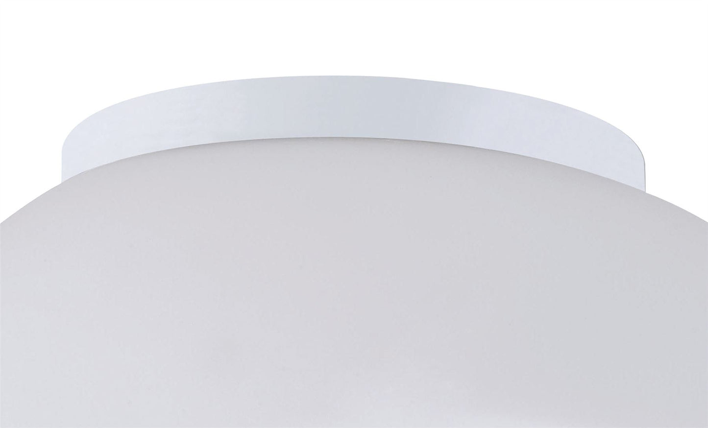Mantra M4896 Opal Ceiling 3 Light E27, Polished Chrome/Frosted White Glass