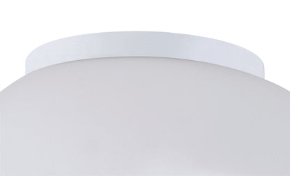 Mantra M4896 Opal Ceiling 3 Light E27, Polished Chrome/Frosted White Glass