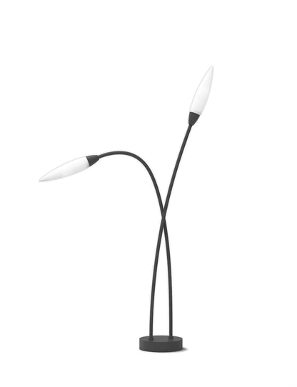 Mantra Fusion Espiga Multi-Head Post Lamp, 2 x G9, IP65, Anthracite, 2yrs Warranty