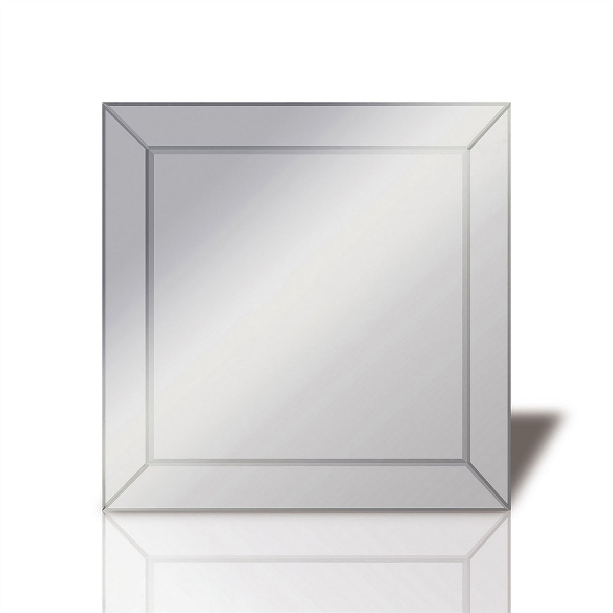 Diyas Home Nisa Detailed Mirror 60cm x 60cm Corner Cut (Can Only Be Shipped On A Pallet, Additional Charges May Apply.) Mirrors