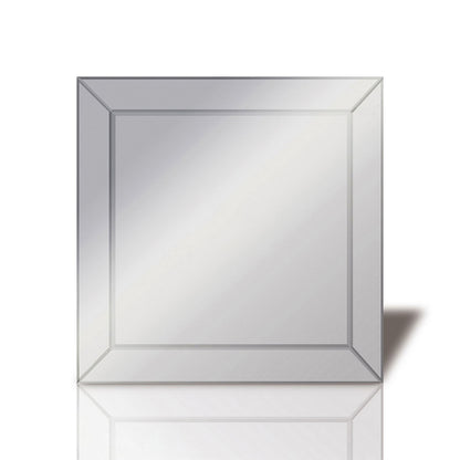 Diyas Home Nisa Detailed Mirror 60cm x 60cm Corner Cut (Can Only Be Shipped On A Pallet, Additional Charges May Apply.) Mirrors
