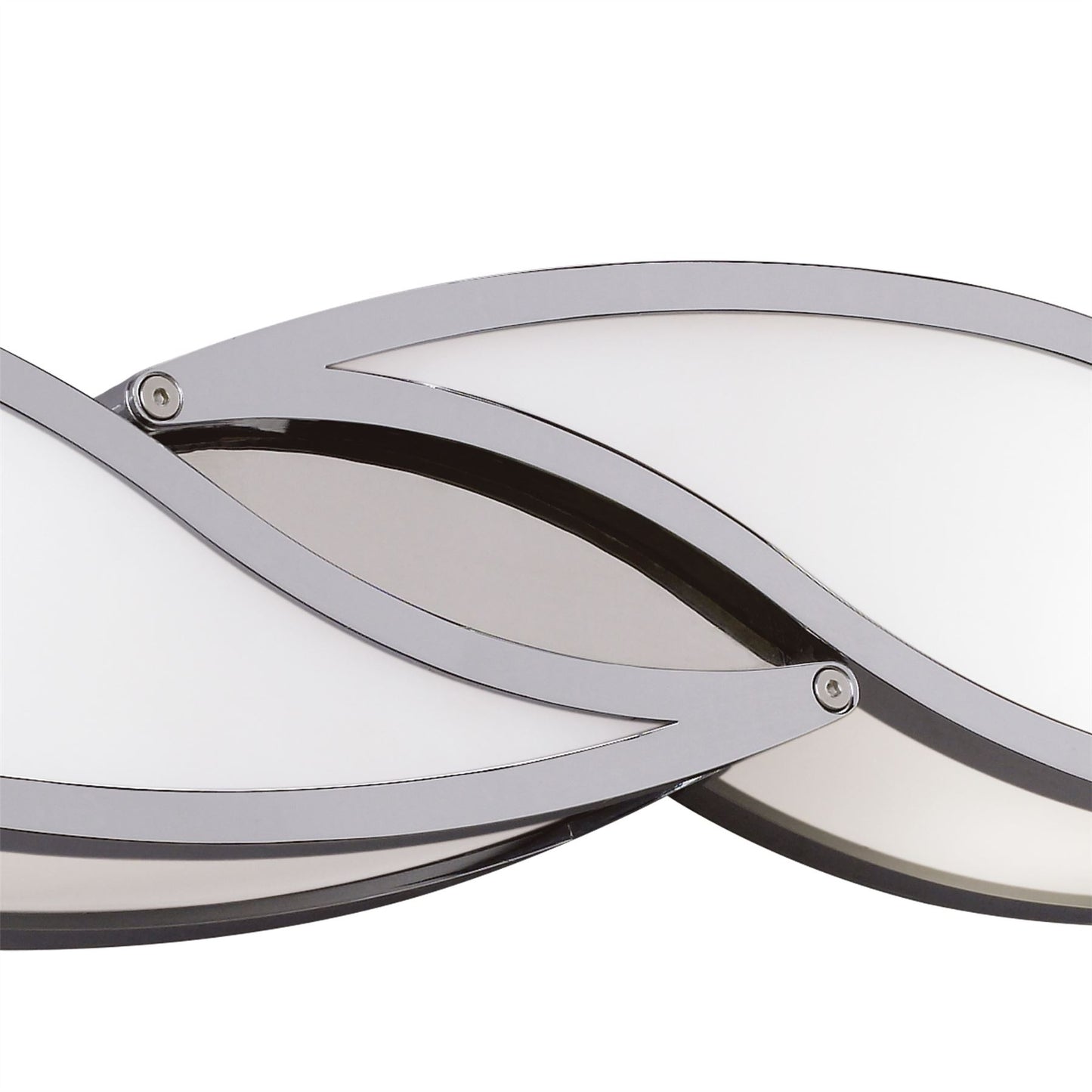 Mantra Sintesys GU10 Sintesys Wall Light GU10 2 Light Small Polished Chrome, CFL Lamps INCLUDED