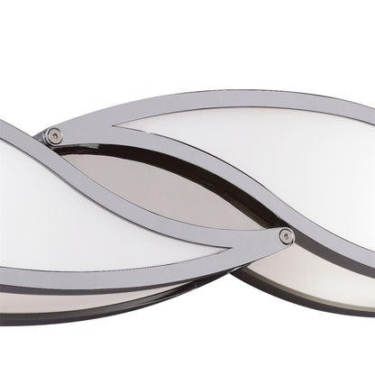 Mantra Sintesys GU10 Sintesys Wall Light GU10 2 Light Small Polished Chrome, CFL Lamps INCLUDED