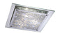 Diyas Roveta Flush /Wall Light 3 Light E27 Polished Chrome Ceiling Light Fitting