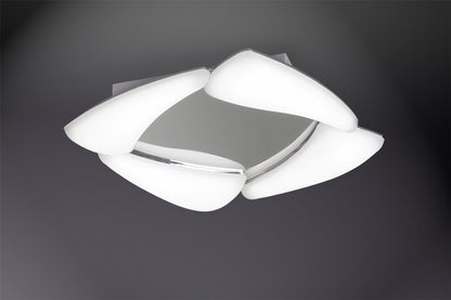 Mantra Mistral LED M3806 Mistral Ceiling 24W LED 3000K, 2160lm, Polished Chrome/Frosted Acrylic, 3yrs Warranty - M3806 Ceiling