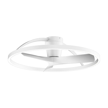 Nepal II Mini 75cm 32W LED Dimmable Light With Built-In 32W DC Reversible Fan, White Finish c/w Remote Control, 4000lm, 5yrs Warranty