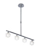 Mantra M1847 Ice Linear Pendant 4 Light G9 ECO Bar, Polished Chrome