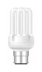 Luxram Super Mini 6U Supermini 6U B22 2700K 20W Compact Fluorescent Compact
