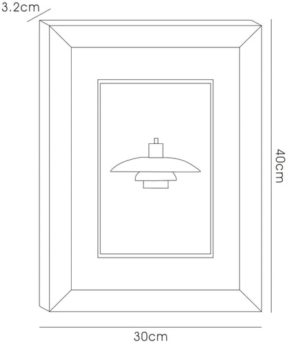 Diyas Home Crystal Wall Art (DH) Décor Red , Black Frame, Red Crystal Ceiling Pendant Light Fitting