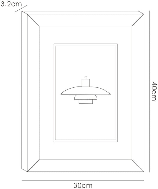 Diyas Home Crystal Wall Art (DH) Décor Red , Black Frame, Red Crystal Ceiling Pendant Light Fitting