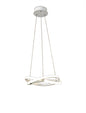 Mantra Infinity 38cm Blanco Pendant 30W LED 4000K, 2500lm, White/White Acrylic, 3yrs Warranty