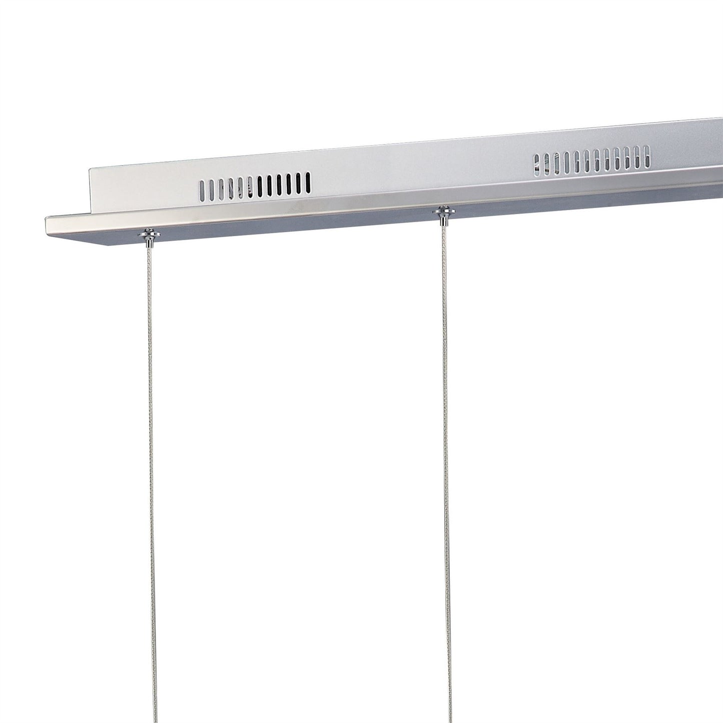 Diyas Galaxy Linear  3 Drop LED 4000K 3 X 3W Polished Chrome, Crystal Ceiling Pendant Light Fitting