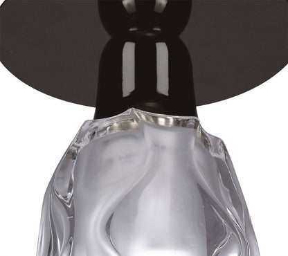 Mantra Amel 12cm Ceiling 1 Light L1/SGU10, Black Chrome, CFL Lamps INCLUDED