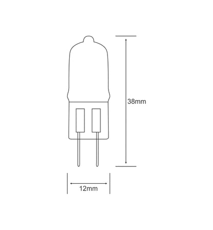 Luxram Halogen Bi-Pin Supreme Frosted 12V 35W GY6.35 Halogen