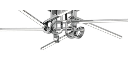 Mantra M6126 Cinto Ceiling 42W LED, 3000K, 3360lm, Polished Chrome, 3yrs Warranty - M6126 Ceiling