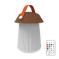Mantra M3697 Funghi IP44 Portable 3W Speaker, 120lm, 3W LED RGBW Lamp Bluetooth Connection/Remote Control, 2yrs Warranty
