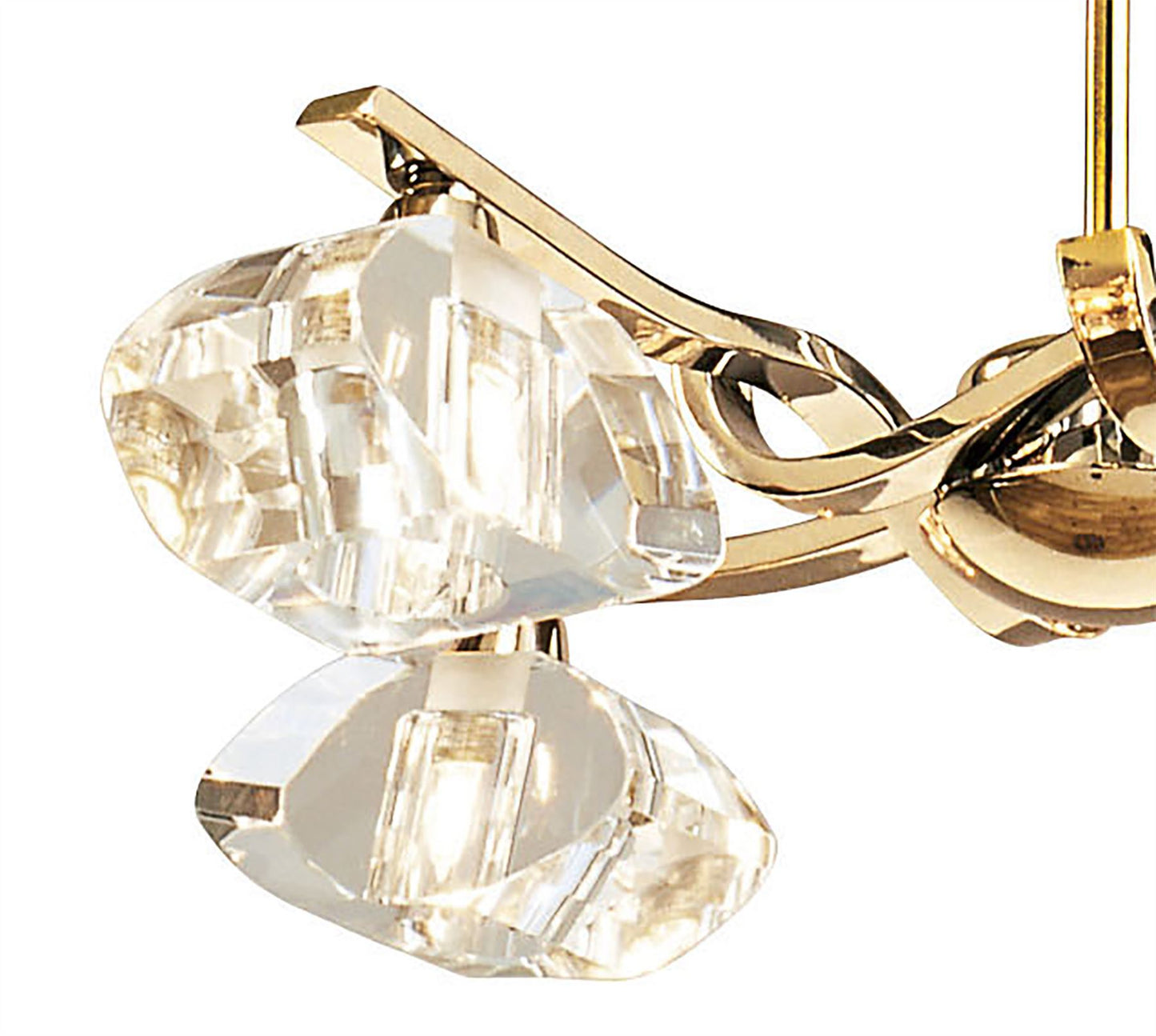 Mantra Alfa 43cm Telescopic 4 Light G9 French Gold