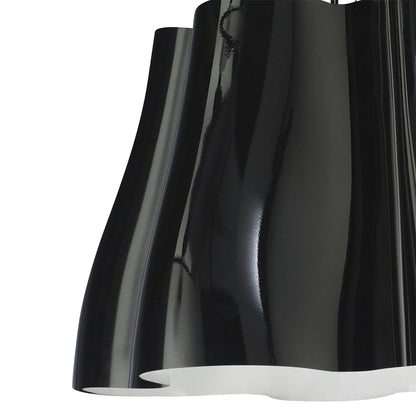 Mantra M3721 Miss Pendant 3 Light E27, Gloss Black/Polished Chrome