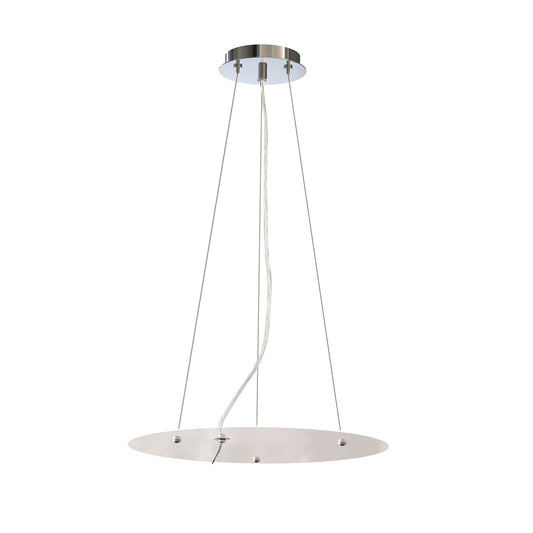Mantra Sabina 43cm Pendant Kit 59CM, Polished Chrome/White Acrylic