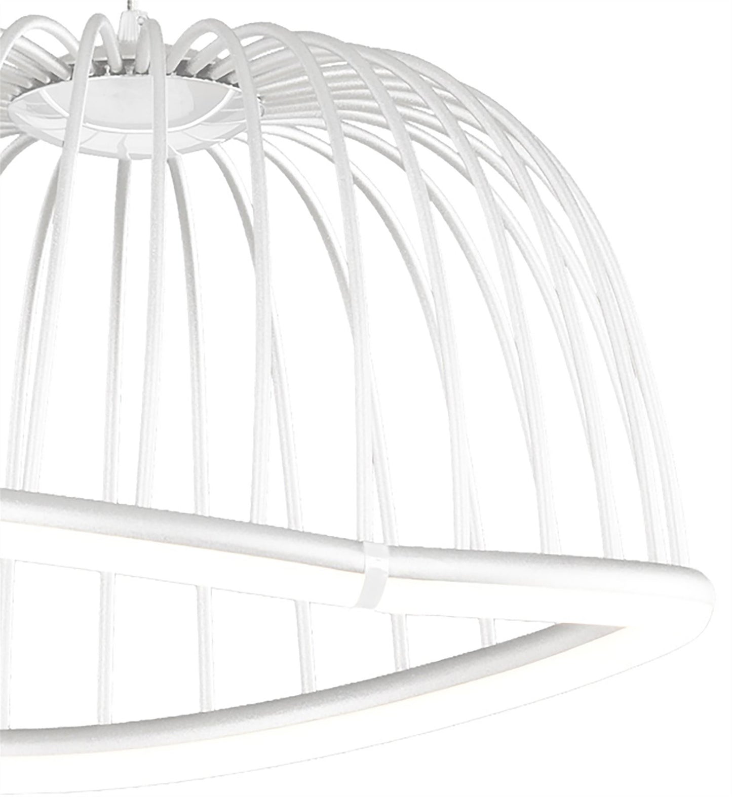 Mantra Celeste Pendant 41cm Round, 20W LED, 3000K, 1400lm, White, 3yrs Warranty