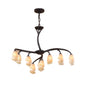 Mantra Forest 70cm Pendant 3 Arm 9 Light G9, Brown/Black Oxide
