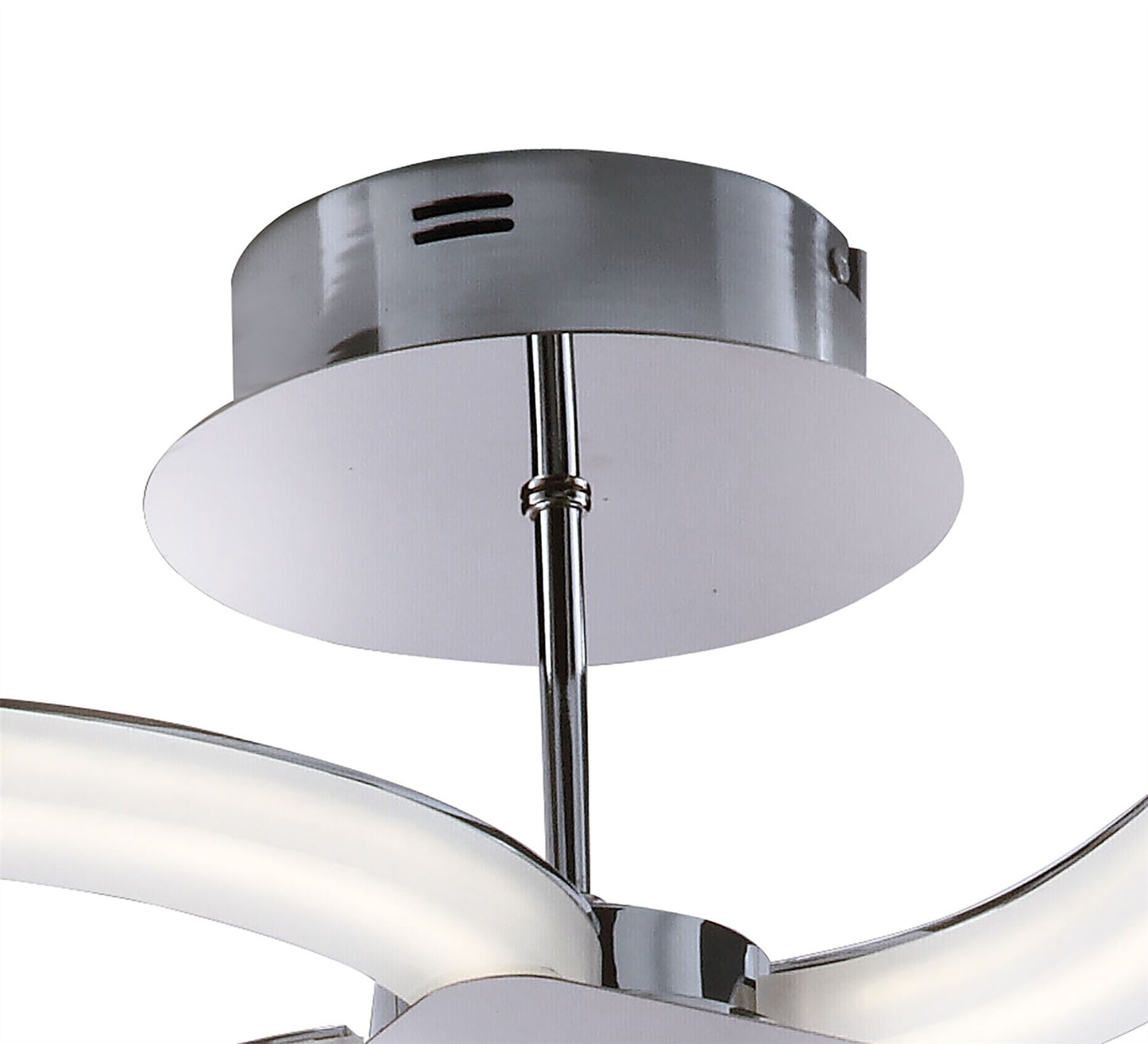 Mantra M3561 On Semi Flush 20W LED 3000K, 2000lm, Polished Chrome/Frosted Acrylic, 3yrs Warranty - M3561 Ceiling