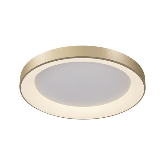 Mantra Fusion Niseko Ring Ceiling 65cm 48W LED, 3000K, 3900lm, Gold, 3yrs Warranty Ceiling
