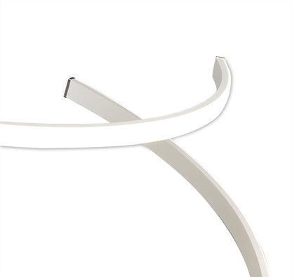 Mantra Nur XL Nur Blanco XL Semi Flush 80W LED 4000K, 6200lm, Dimmable, White/Frosted Acrylic, 3yrs Warranty Ceiling