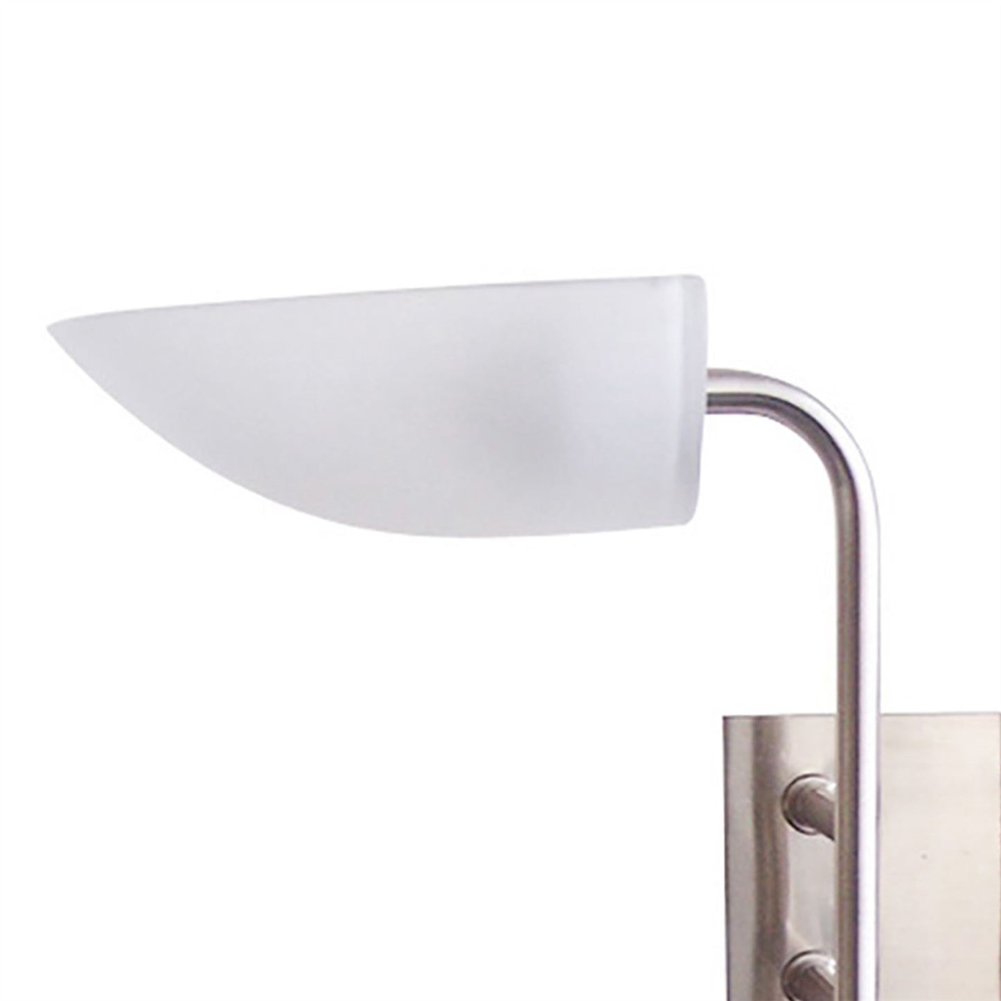 Diyas Udine Wall Light 2 Light G9 Satin Chrome/Frosted Glass