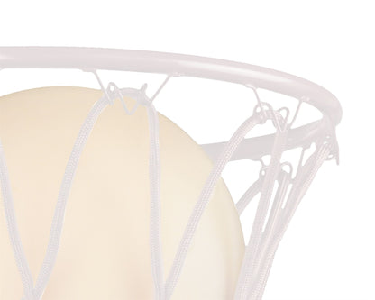 Mantra Basketball Wall Light, 1 x E27, Matt White