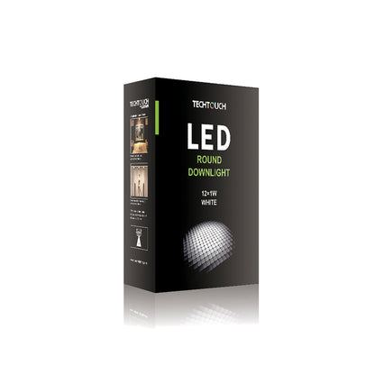 Techtouch Tech Downlight LED Adjustable Round Downlight 12x1W 30°