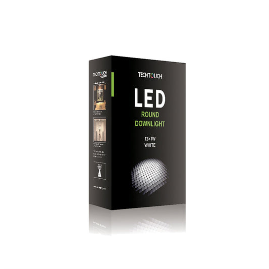 Techtouch Tech Downlight LED Adjustable Round Downlight 12x1W 30°