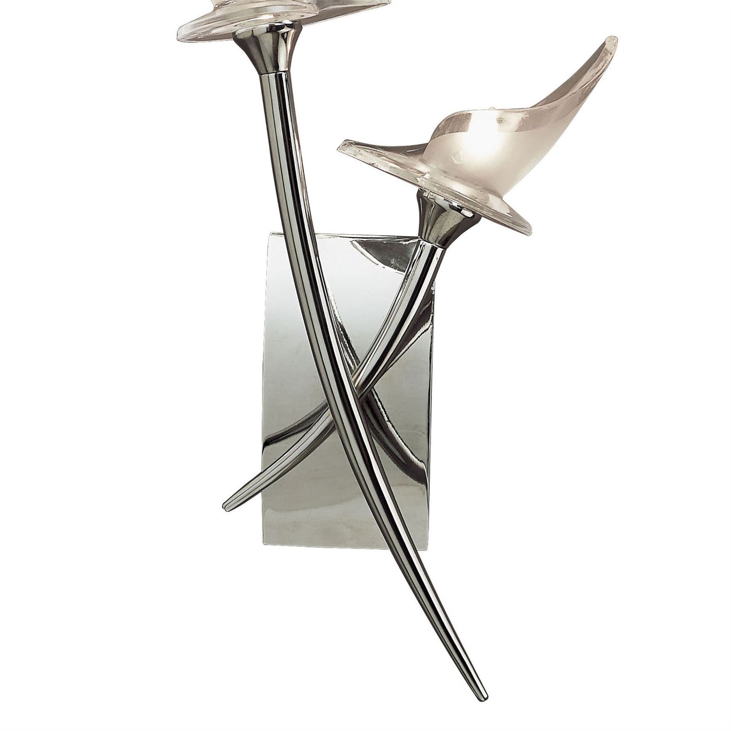 Mantra Flavia Wall Light Switched 2 Light G9, Polished Chrome
