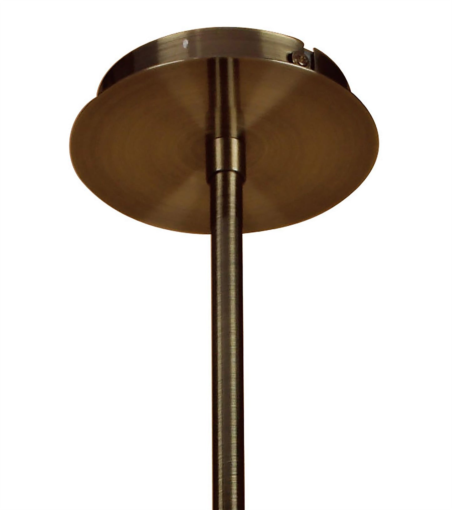 Mantra Alaska GU10 82cm Pendant Convertible To Semi Flush 8 Light L1/SGU10, Antique Brass, CFL Lamps INCLUDED
